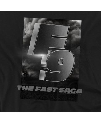 Men's Fast And The Furious 9 F9 Smoke Logo T Shirt