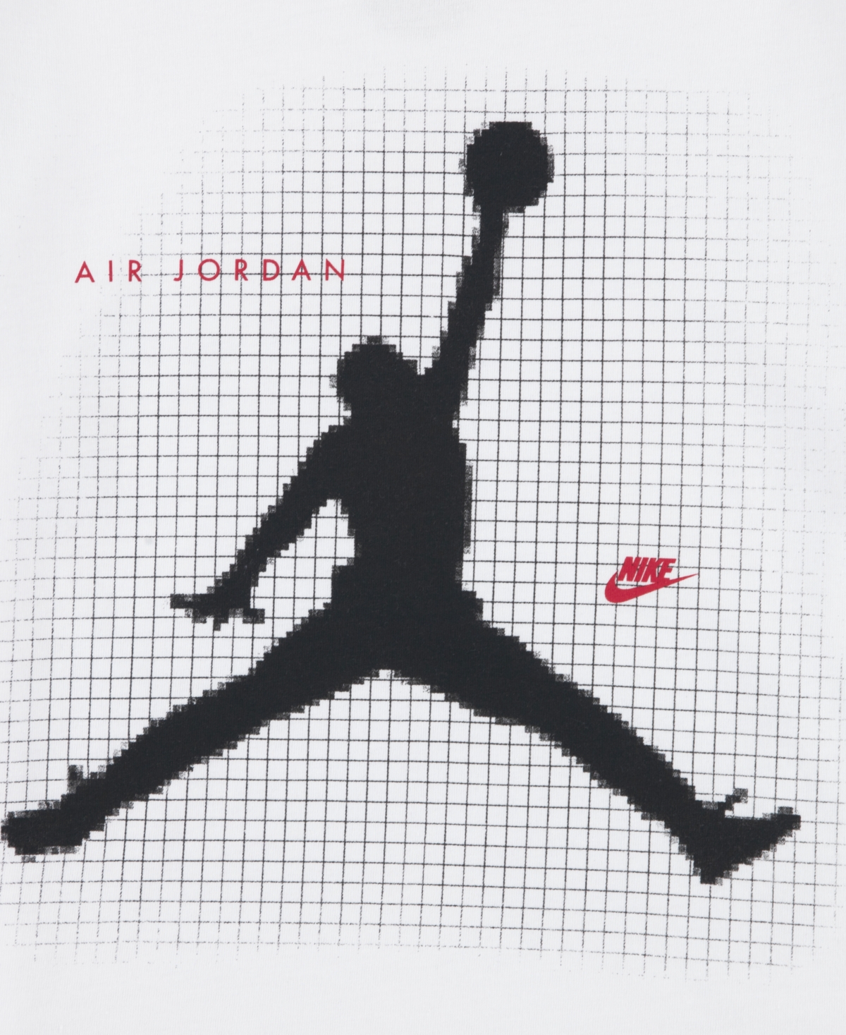 Jordan Boys' Toddler 2T-4T Jumpman Grid Blur Crewneck T-Shirt