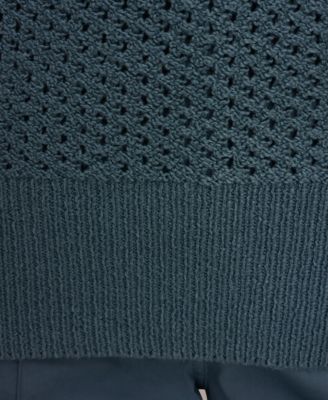 Women's Long-Sleeve Open Stitch Sweater