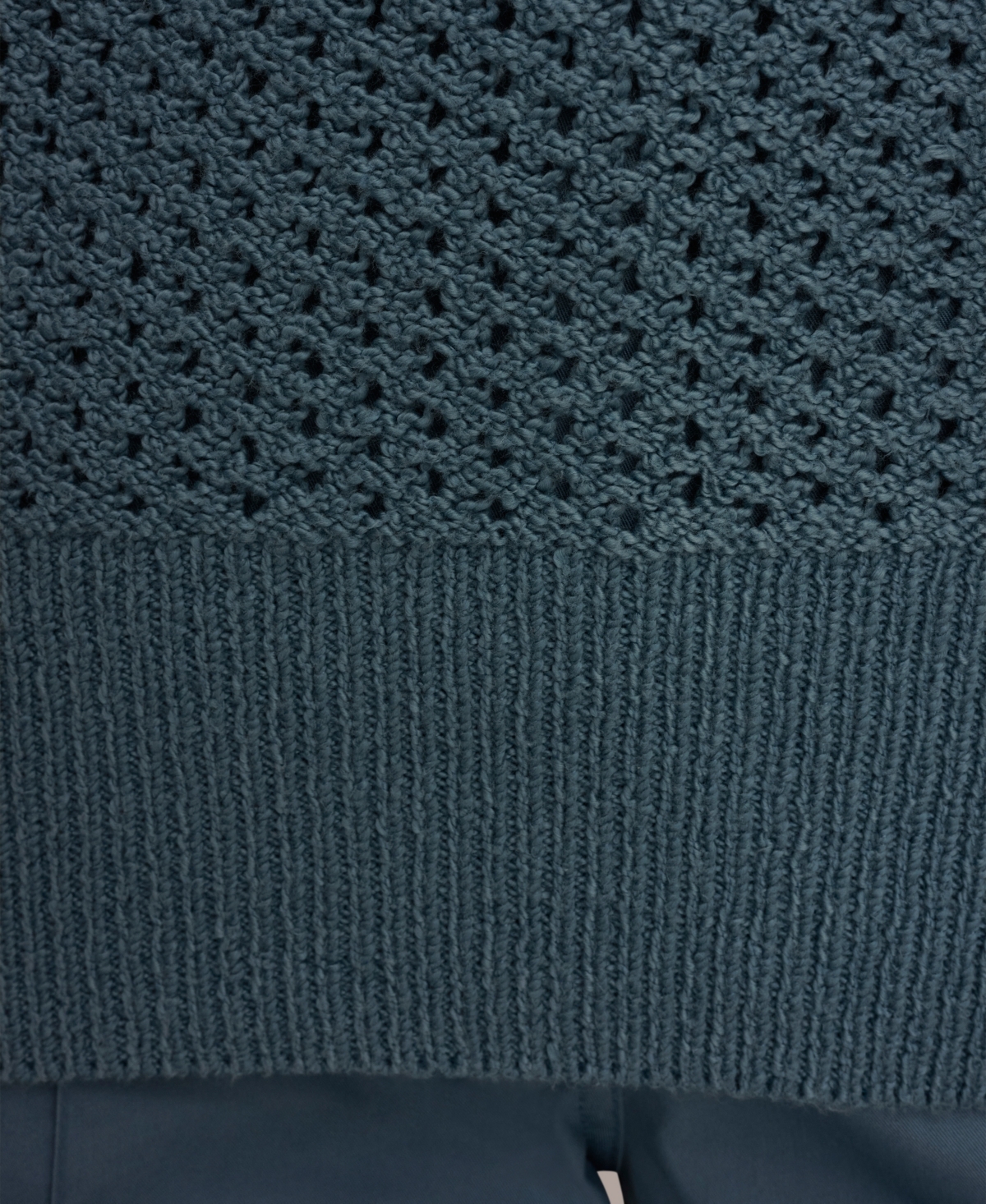 Donna Karan Weekend Women's Long-Sleeve Open Stitch Sweater