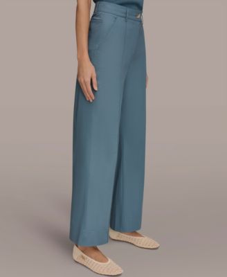 Women's High-Rise Pintuck Trousers