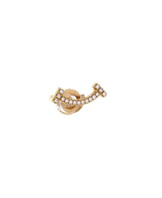 T Smile Stud Earrings