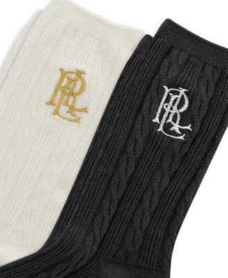 Women's Cable Knit Socks, 2-Pack