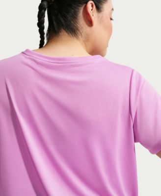 Plus Size Active Dri-FIT Women's Short-Sleeve Logo T-Shirt 