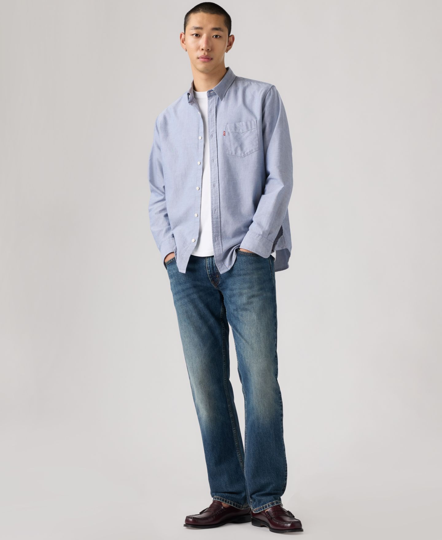 Мужские джинсы Levi's Big and Tall 559 Relaxed Straight Ease, цвет: Джинсовый — фото 2