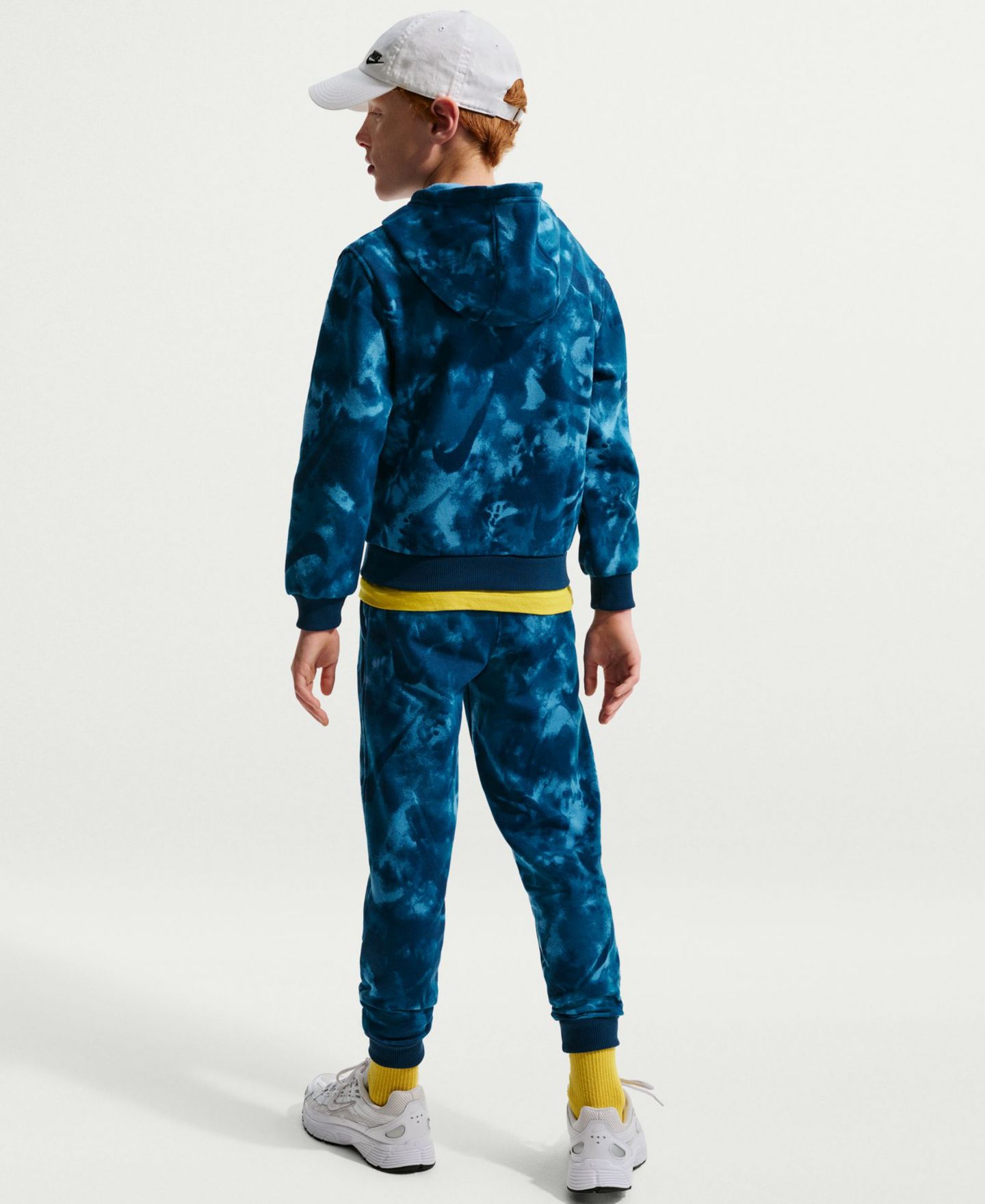 Худи Nike Sportswear Club Pull-On для мальчиков, цвет: Синий — фото 4