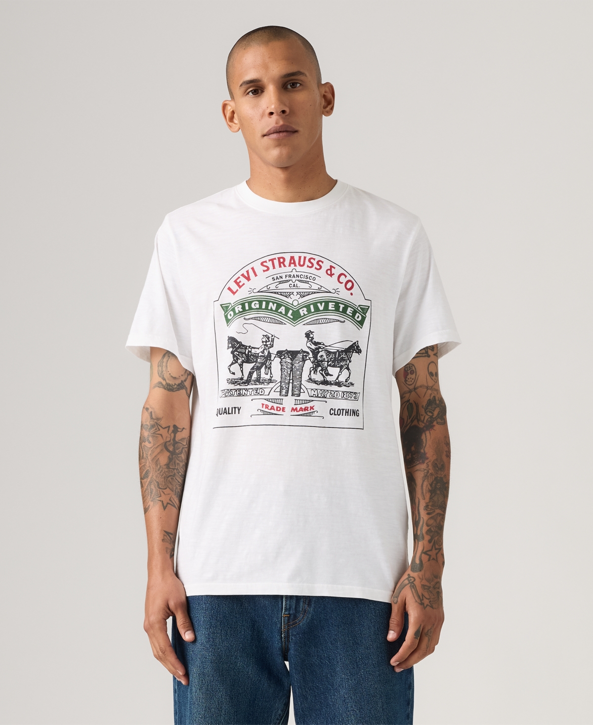 Levi's Men's Classic Short Sleeve Graphic Crewneck T-Shirt