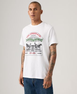 Men's Classic Short-Sleeve Graphic Crewneck T-Shirt