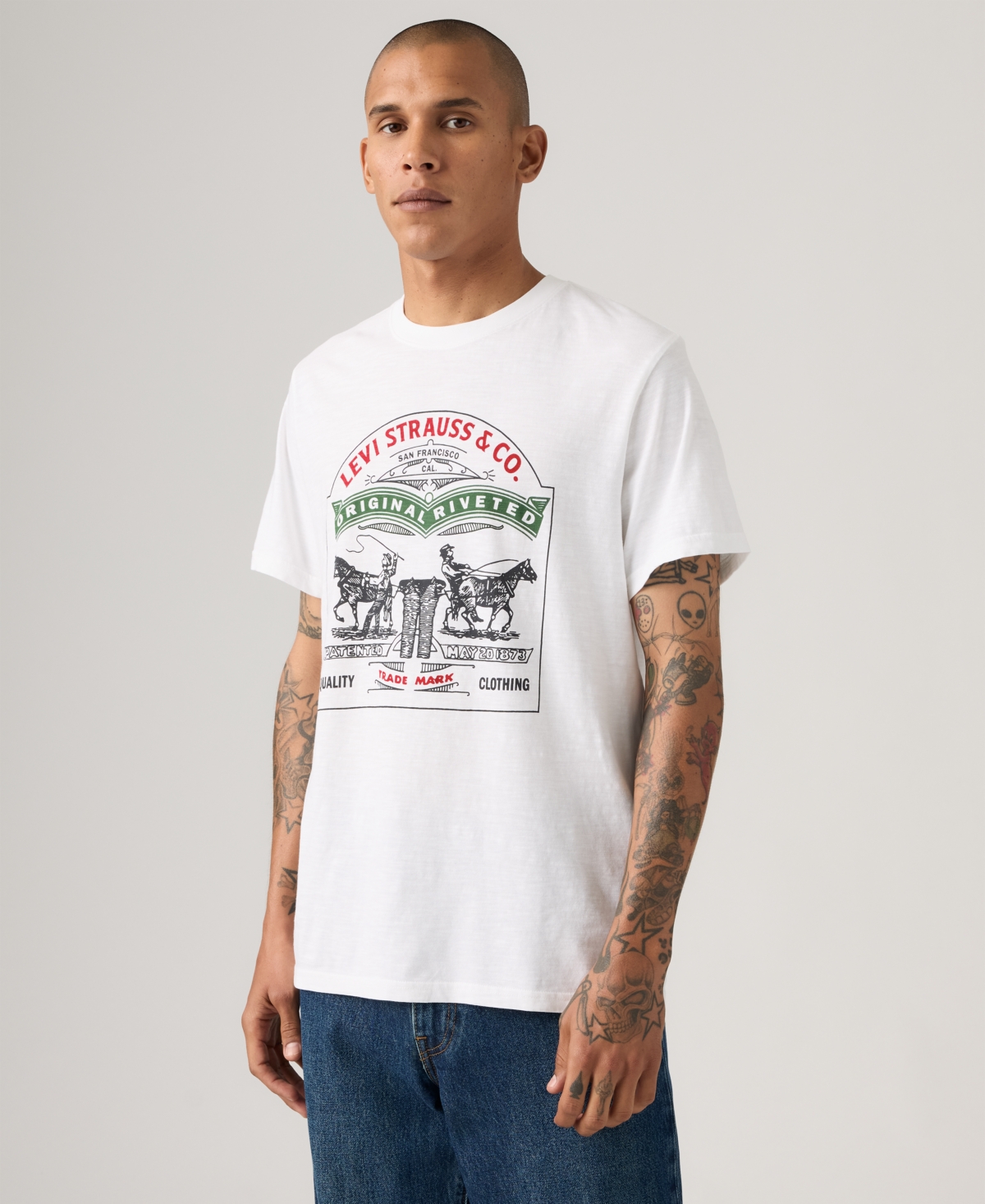 Levi's Men's Classic Short Sleeve Graphic Crewneck T-Shirt