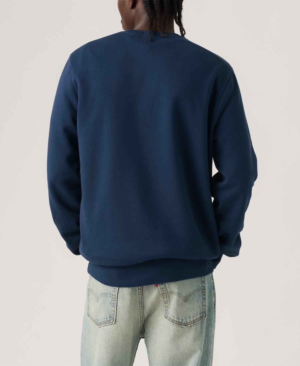 Levi's Men's Graphic Detail Crewneck Long-Sleeve Sweatshirt