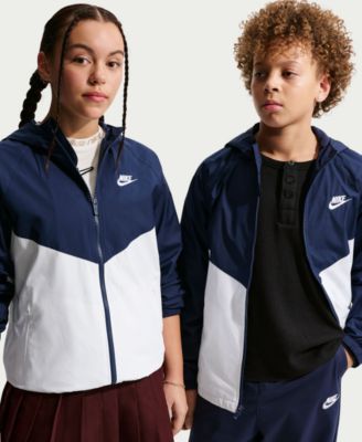 Boys' and Girls' 7-20 Sportswear Wind Runner Hooded Repel Jacket