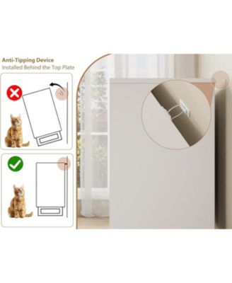 Farmhouse TV Stand with 8 Drawers Storage, Entertainment Center with Sturdy Metal Legs