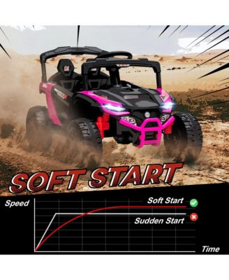 12V Kids Ride On Truck with Dual Motors for 3-5 Boys Girls