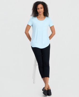 Women's Scoop-Neck Short Sleeve Top