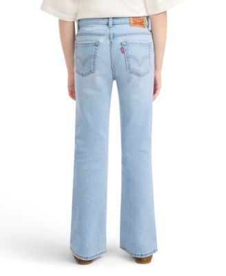 Girls' 7-16 Stitch Detail Flare Jeans
