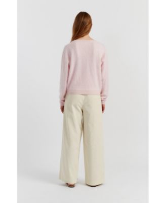 Women's Brushed Cashmere Crewneck Sweater