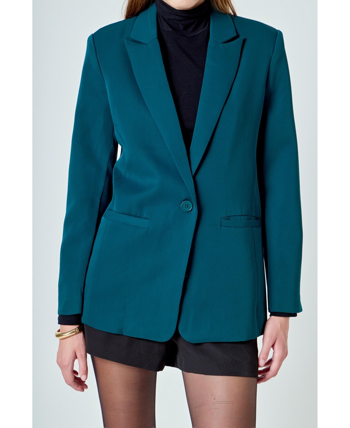 endless rose Women's Single Breasted Blazer