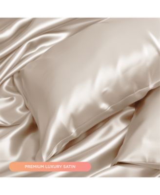 Mend Collection Set of 4 Satin Beauty Pillowcases