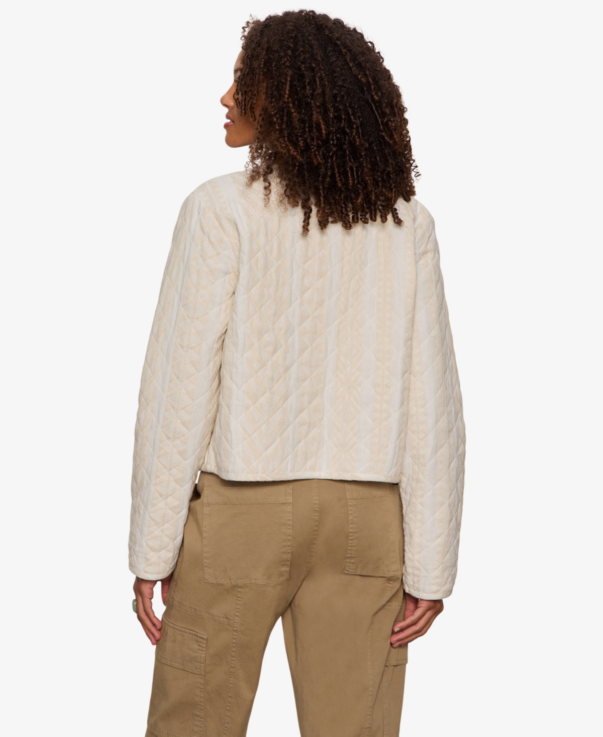Sanctuary Women's Crafted Coco Quilted Button-Front Jacket