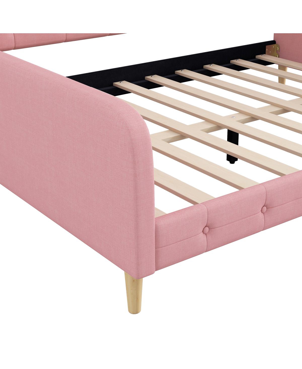 Streamdale Furniture Queen Size Upholstered Daybed with 4 Support Legs