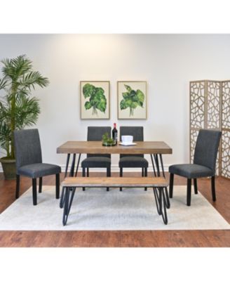 Amisos 6-Piece Dining Set Distinctive Style for Your Dining Space