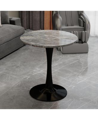 Streamdale Black Mid-Century Modern Coffee/Dining Table (27.6")