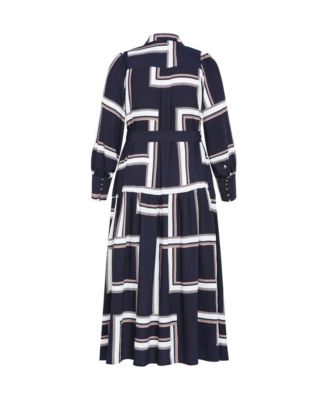 Plus Size Kinsley Print Maxi Dress