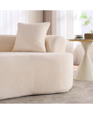  Crescent Sofa: Modern, Self-Inflating, 3-Seater