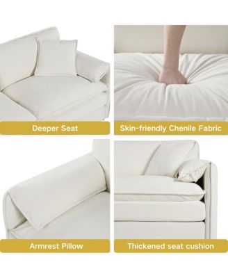 Chenille Modular Sofa: Ultimate Comfort, Customizable, Modern Design