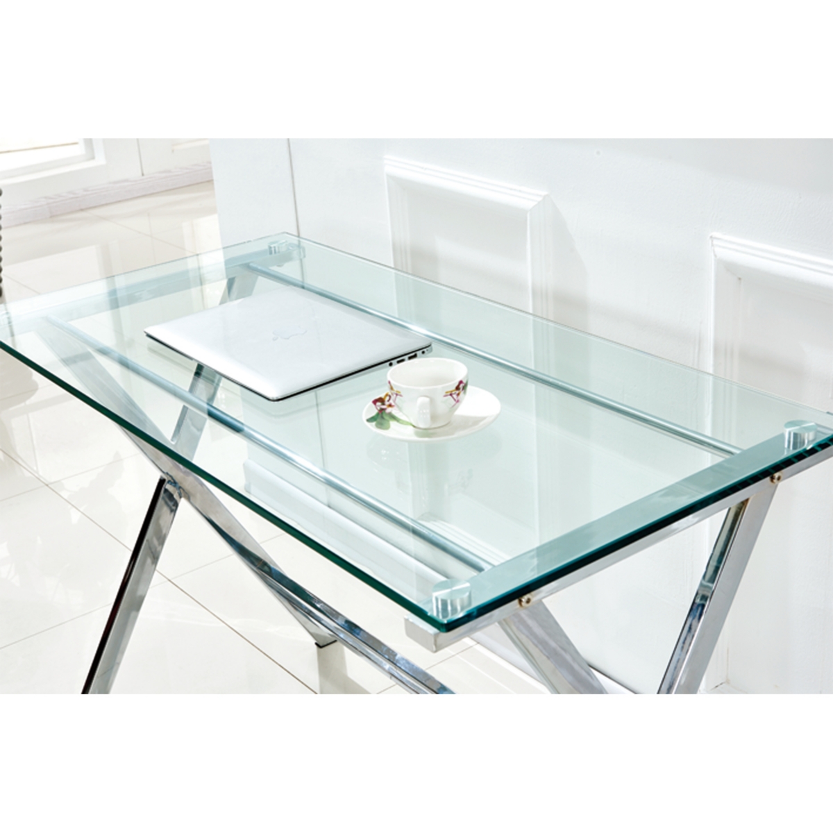 Streamdale Furniture Glass Computer Desk