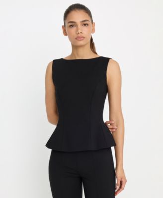 Women's Soft Stretch Straight Neck Top