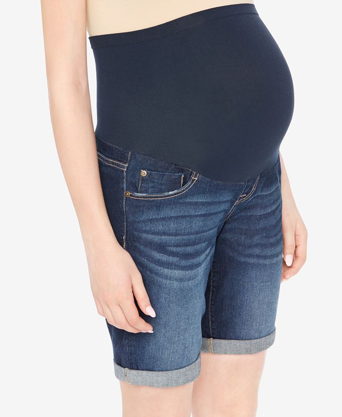 Motherhood Maternity Cuffed Denim Shorts Macys 