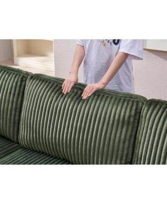 Double-seater Sofa, Comfortable Corduroy Fabric