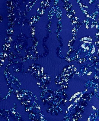 Juniors' Embellished Sweetheart Gown