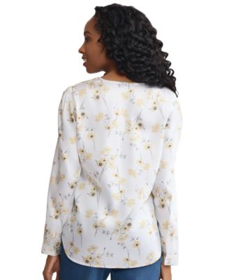 Petite Long-Sleeve Utility Top