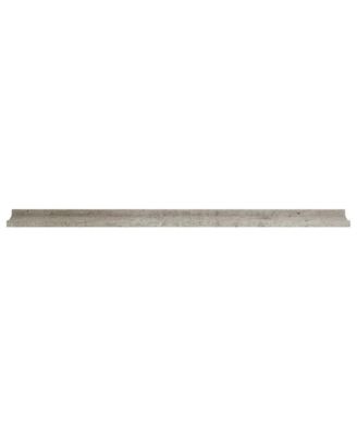Wall Shelves 4 pcs Concrete Gray 45.3"x3.5"x1.2"