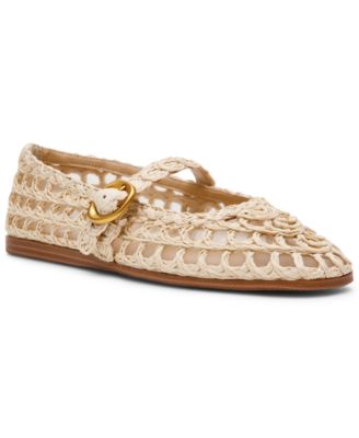 Women's Melody Raffia Mary Jane Flats