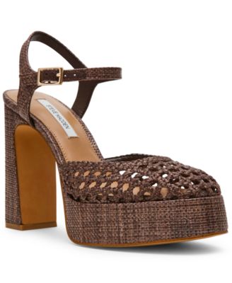 Women's Lexie Woven Adjustable Strap Platform Sandals
