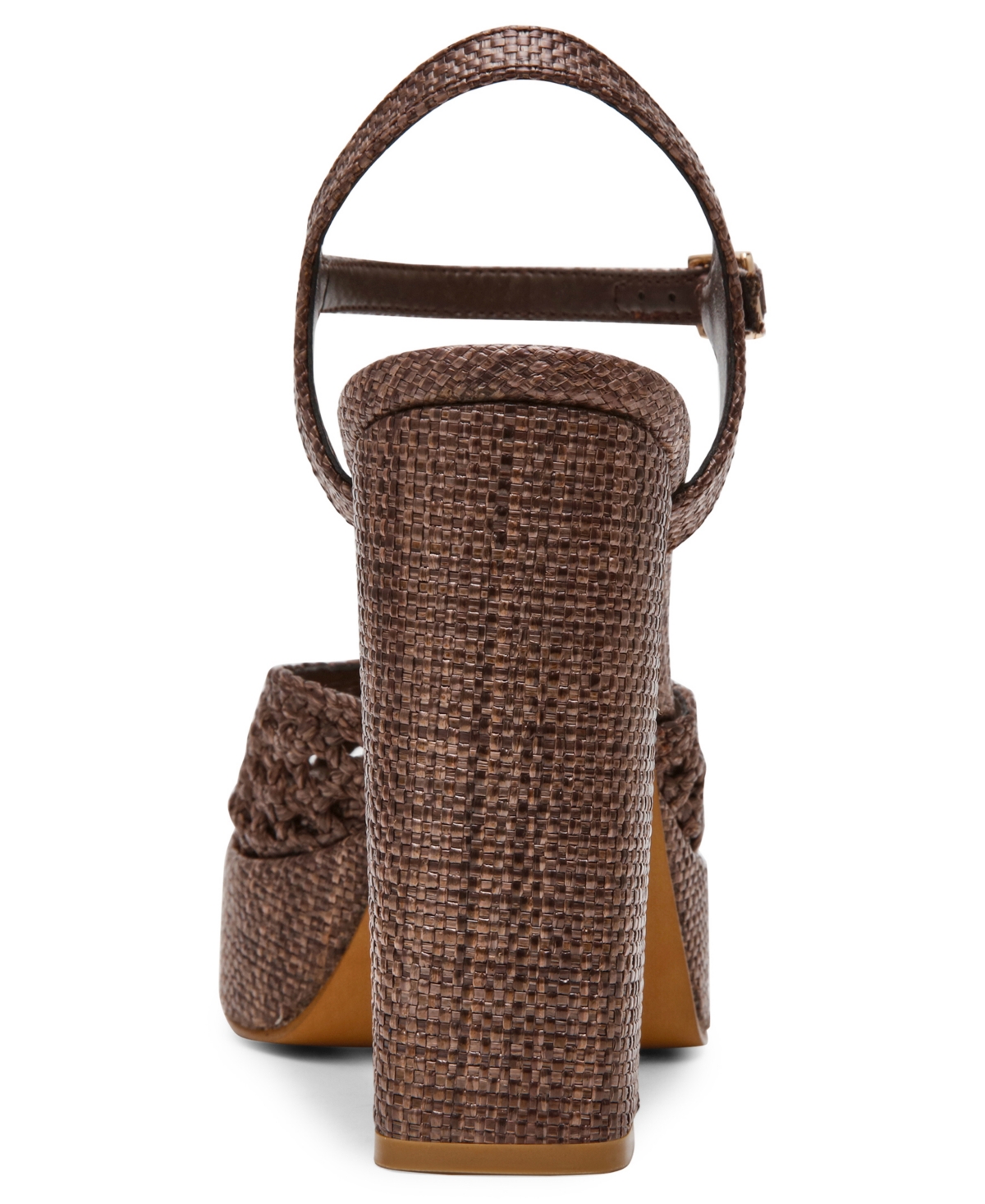 Steve Madden Women's Lexie Woven Adjustable Strap Platform Sandals
