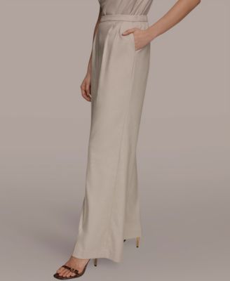 Women's Straight Leg Tie-Waist Pants