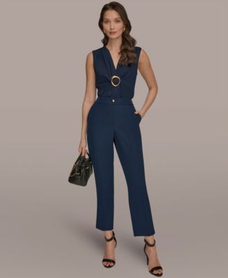 Petite Slim-Leg Ankle Pants