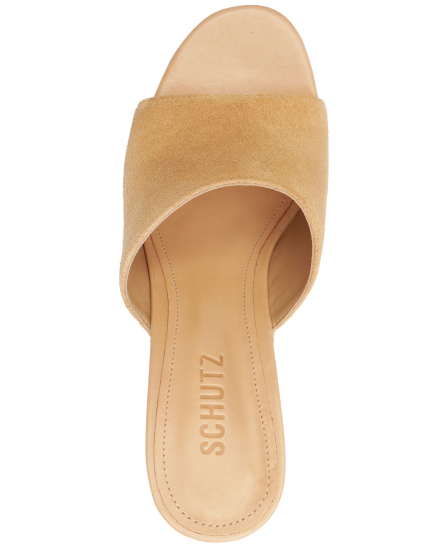 Женские сандалии Schutz Dalle Studs Slip-On Wedge, цвет: Коричневый, вариант 1 — фото 4
