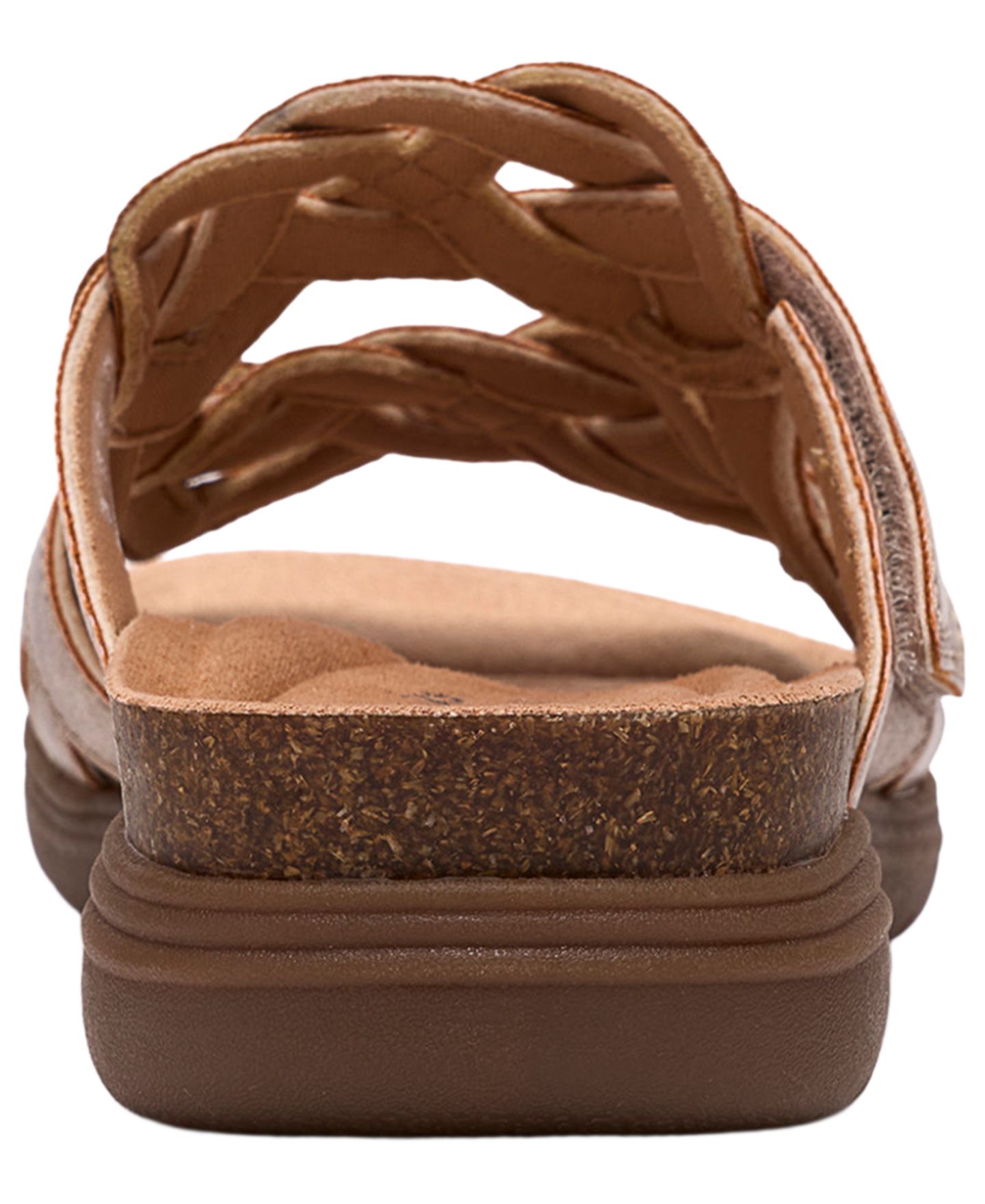 Женские сандалии Clarks April Rae Round Toe Flat, цвет: Бронзовый металлик — фото 3