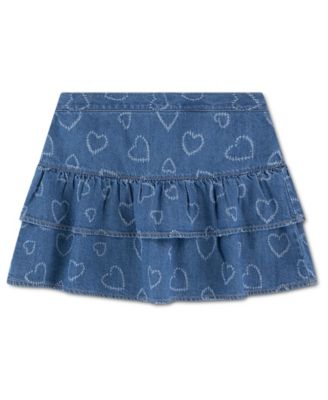 Girls' Pull-On Denim Skirt