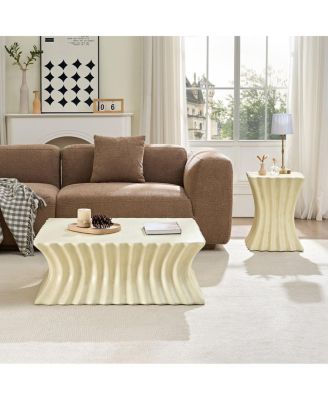 Vintage Fiberglass Coffee Table Set