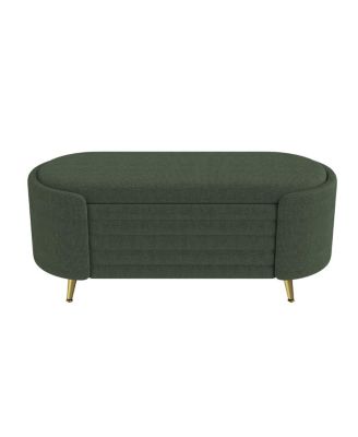 Modern Storage Ottoman Upholstered Bench for Living Room, Bedroom