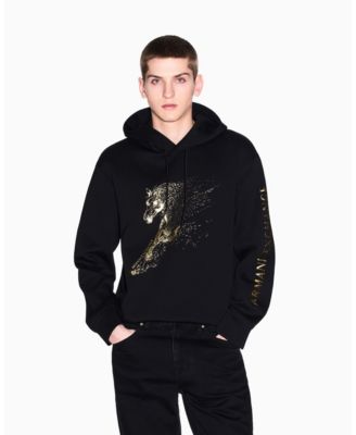 ARMANI リアルファー×ナイロン 切替ジャケット 黒 グランジ y2k A|X Armani Exchange Men's Lunar New Year Graphic Hoodie - Macy's
