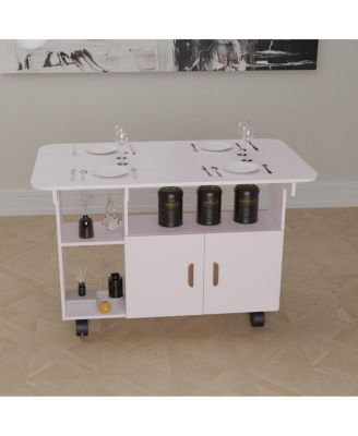 Modern Movable Folding Dining Table for Small Spaces