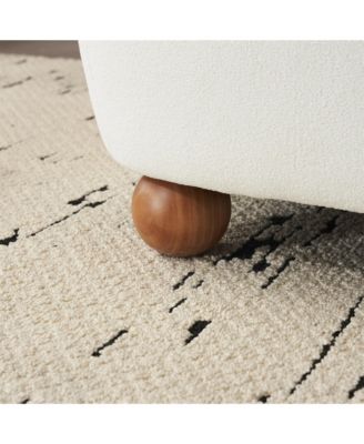 Modern Low Back Accent Chair, Armless for Small Spaces