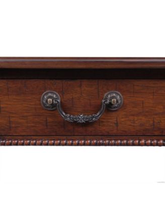 Streamdale Walnut Coffee Table with Drawer & Wood Legs